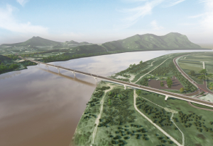 강창교 자연재해위험개선지구 정비 착공