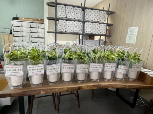 예천읍 행복기동대 독거가구 반려식물 전달