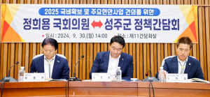 성주군, 국회 찾아 현안사업 국비 확보 총력