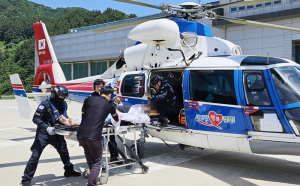 道소방본부, 항공구조·환자 이송 응급 대응 성과