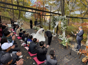 국립청도숲체원 특별한 ‘숲속 결혼식’ 진행