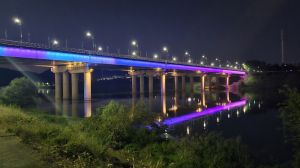 달성군 야간경관 '세천교' 개선사업 완료